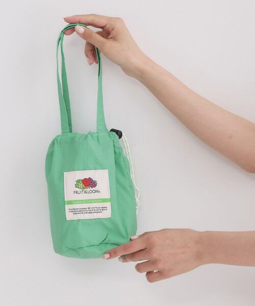 OPAQUE.CLIP / オペーク ドット クリップ ハンドバッグ | 【FRUIT OF THE LOOM／フルーツオブザルーム】ナイロンドロストリングバッグ | 詳細3