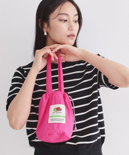 OPAQUE.CLIP / オペーク ドット クリップ ハンドバッグ | 【FRUIT OF THE LOOM／フルーツオブザルーム】ナイロンドロストリングバッグ | 詳細5