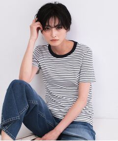 OPAQUE.CLIP / オペーク ドット クリップ Tシャツ | 【PETIT BATEAU／プチバトー】ミニマリニエールクルーネック半袖Tシャツ