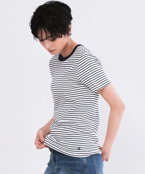 OPAQUE.CLIP / オペーク ドット クリップ Tシャツ | 【PETIT BATEAU／プチバトー】ミニマリニエールクルーネック半袖Tシャツ | 詳細1