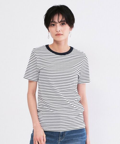 OPAQUE.CLIP / オペーク ドット クリップ Tシャツ | 【PETIT BATEAU／プチバトー】ミニマリニエールクルーネック半袖Tシャツ | 詳細5