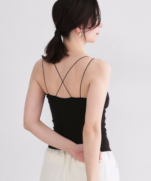 OPAQUE.CLIP / オペーク ドット クリップ キャミソール・チューブトップ | 【FRUIT OF THE LOOM／フルーツオブザルーム】カップ付きキャミソール（ブラック(019)）