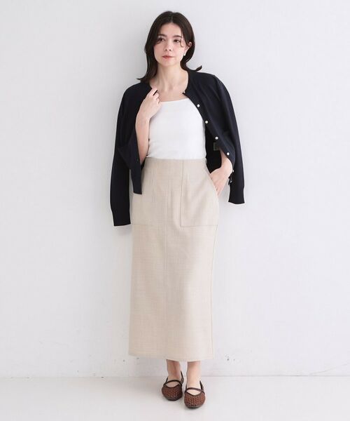 OPAQUE.CLIP / オペーク ドット クリップ キャミソール・チューブトップ | オーガニックコットン混 ベーシックリブキャミソール【洗濯機OK】 | 詳細2