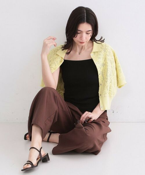 OPAQUE.CLIP / オペーク ドット クリップ キャミソール・チューブトップ | オーガニックコットン混 ベーシックリブキャミソール【洗濯機OK】 | 詳細7