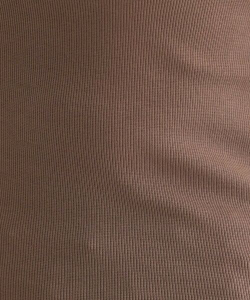 OPAQUE.CLIP / オペーク ドット クリップ キャミソール・チューブトップ | オーガニックコットン混 ワイドストラップリブキャミソール【洗濯機OK】 | 詳細8