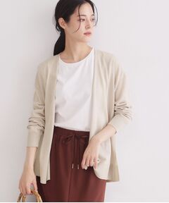 OPAQUE.CLIP / オペーク ドット クリップ カーディガン・ボレロ | ミディトッパーニットカーディガン【洗濯洗い可／接触冷感／抗ピリング】