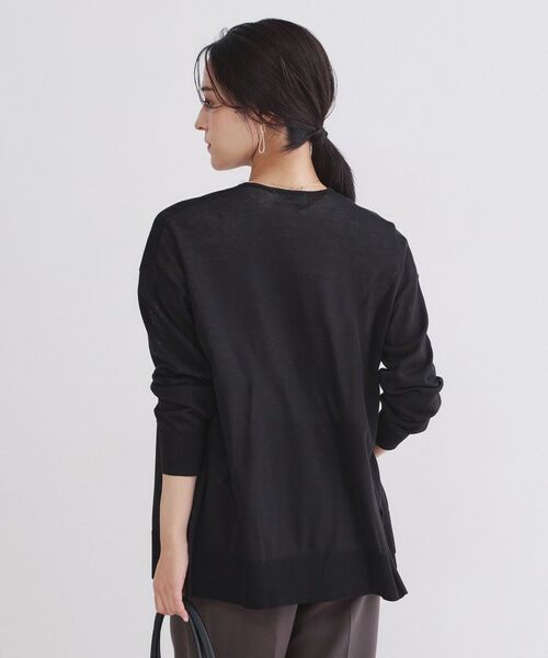 OPAQUE.CLIP / オペーク ドット クリップ カーディガン・ボレロ | ミディトッパーニットカーディガン【洗濯洗い可／接触冷感／抗ピリング】 | 詳細9