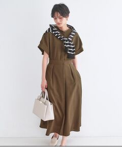 OPAQUE.CLIP / オペーク ドット クリップ ロング・マキシ丈ワンピース | リネンライク シャツワンピース【洗濯機OK／接触冷感／吸水速乾】