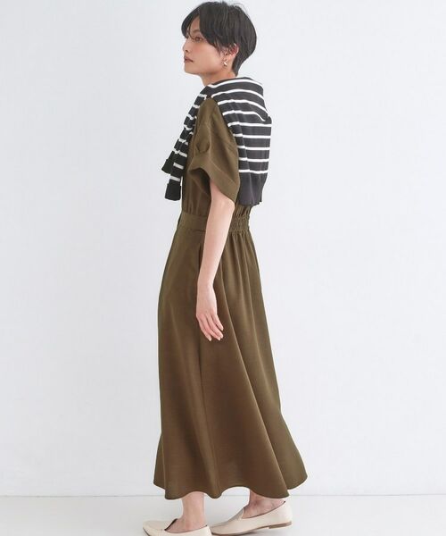 OPAQUE.CLIP / オペーク ドット クリップ ロング・マキシ丈ワンピース | リネンライク シャツワンピース【洗濯機OK/接触冷感/吸水速乾】 | 詳細1