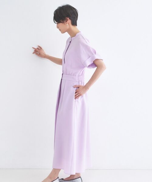 OPAQUE.CLIP / オペーク ドット クリップ ロング・マキシ丈ワンピース | リネンライク シャツワンピース【洗濯機OK/接触冷感/吸水速乾】 | 詳細18