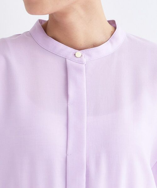 OPAQUE.CLIP / オペーク ドット クリップ ロング・マキシ丈ワンピース | リネンライク シャツワンピース【洗濯機OK/接触冷感/吸水速乾】 | 詳細20