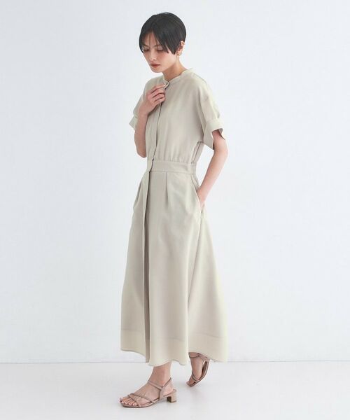 OPAQUE.CLIP / オペーク ドット クリップ ロング・マキシ丈ワンピース | 【接触冷感/吸水速乾】リネンライク シャツワンピース《洗濯機OK》 | 詳細27