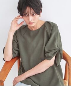 OPAQUE.CLIP / オペーク ドット クリップ シャツ・ブラウス | リネンライク タックスリーブブラウス【洗濯機OK／接触冷感／吸水速乾】