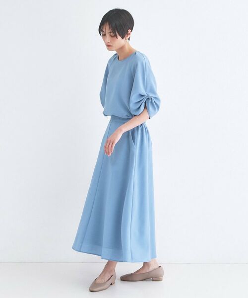 OPAQUE.CLIP / オペーク ドット クリップ シャツ・ブラウス | リネンライク タックスリーブブラウス【洗濯機OK／接触冷感／吸水速乾】 | 詳細11