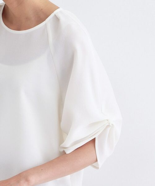 OPAQUE.CLIP / オペーク ドット クリップ シャツ・ブラウス | リネンライク タックスリーブブラウス【洗濯機OK／接触冷感／吸水速乾】 | 詳細22