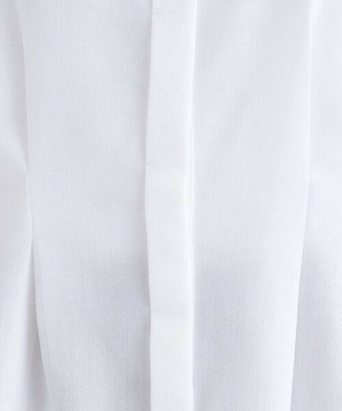 OPAQUE.CLIP / オペーク ドット クリップ シャツ・ブラウス | リネンライク タックフレンチスリーブブラウス【洗濯機OK／接触冷感／吸水速乾】 | 詳細4