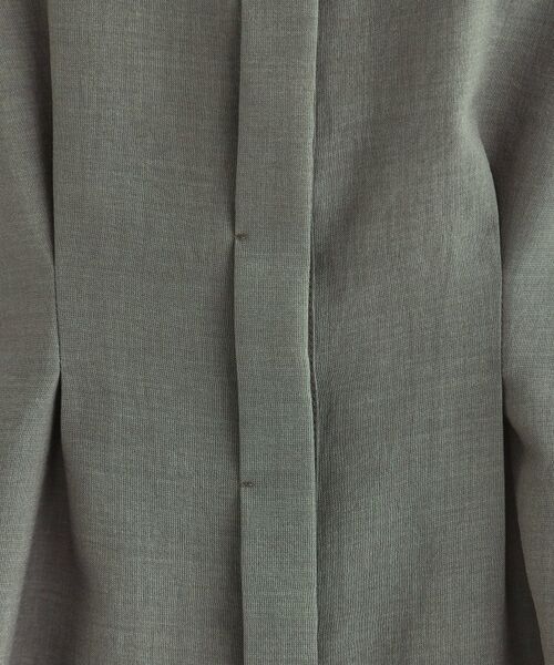 OPAQUE.CLIP / オペーク ドット クリップ シャツ・ブラウス | リネンライク タックフレンチスリーブブラウス【洗濯機OK／接触冷感／吸水速乾】 | 詳細8