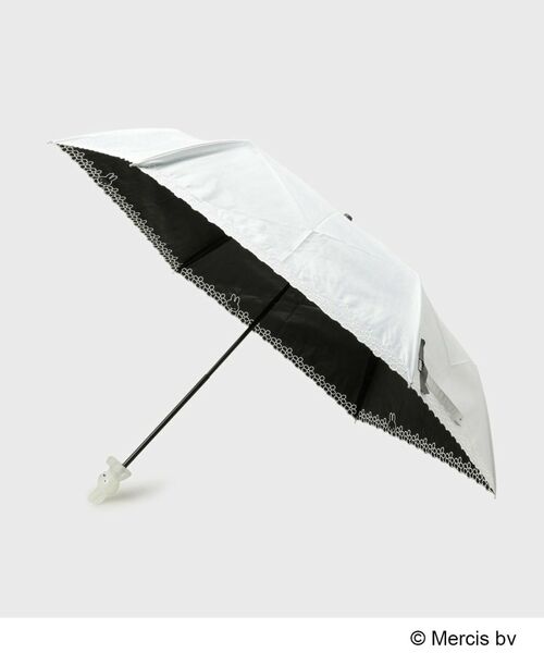 OPAQUE.CLIP / オペーク ドット クリップ 傘 | ◆【miffy】晴雨兼用折りたたみ傘（ライトグレー(011)）