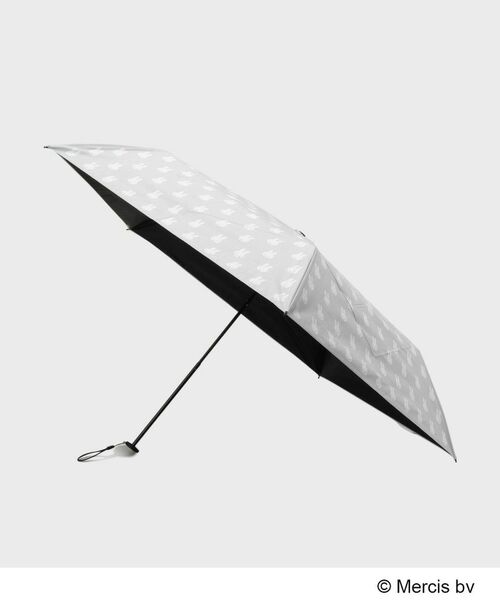 OPAQUE.CLIP / オペーク ドット クリップ 傘 | ◆【miffy】総柄プリントデザイン晴雨兼用軽量折りたたみ傘（ライトグレー(011)）