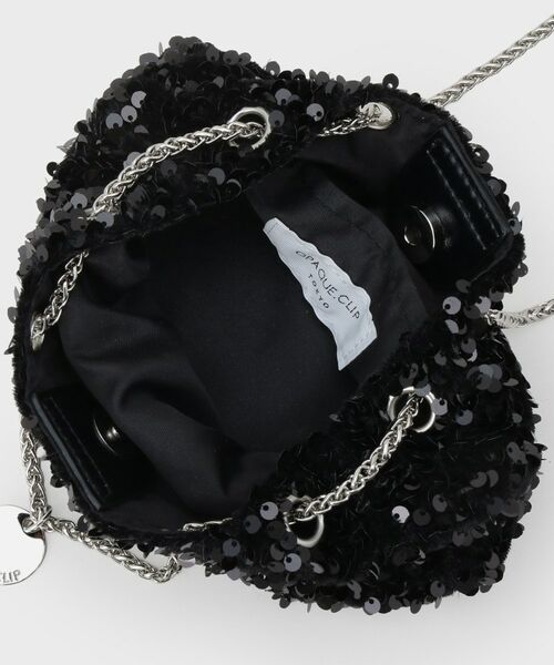 OPAQUE.CLIP / オペーク ドット クリップ ショルダーバッグ | 2WAYスパンコール巾着ミニショルダー | 詳細13