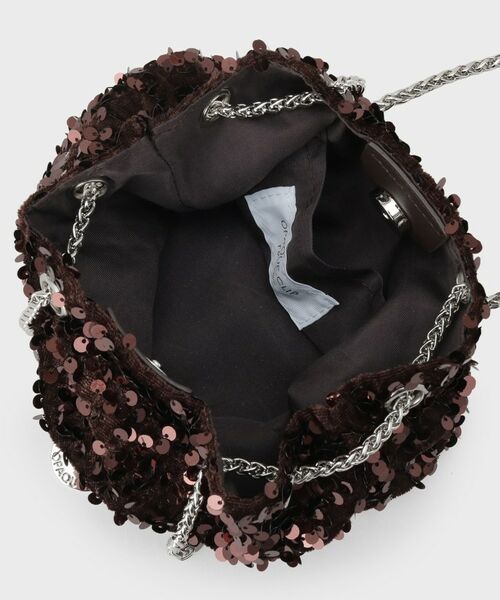 OPAQUE.CLIP / オペーク ドット クリップ ショルダーバッグ | 2WAYスパンコール巾着ミニショルダー | 詳細15