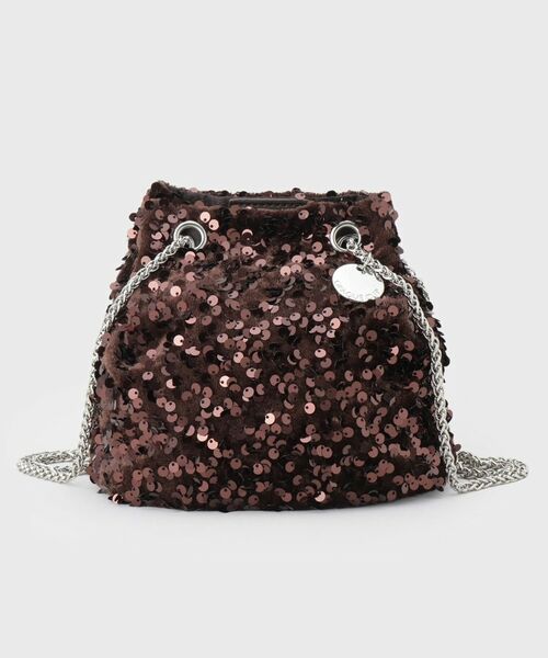 OPAQUE.CLIP / オペーク ドット クリップ ショルダーバッグ | 2WAYスパンコール巾着ミニショルダー | 詳細19