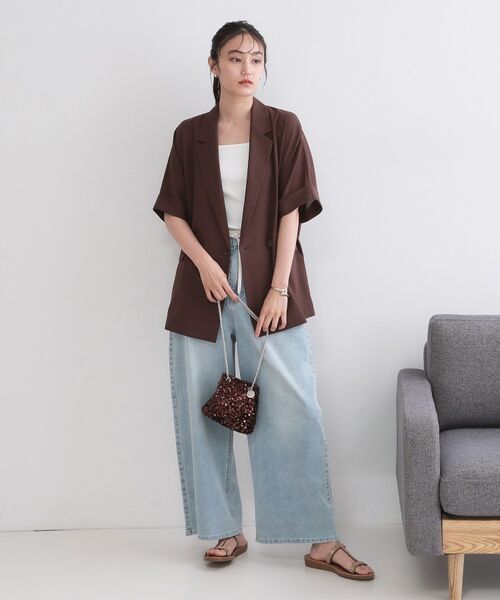 OPAQUE.CLIP / オペーク ドット クリップ ショルダーバッグ | 2WAYスパンコール巾着ミニショルダー | 詳細4