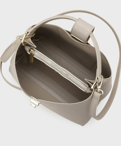 OPAQUE.CLIP / オペーク ドット クリップ ハンドバッグ | 【2WAY】サフィアーノ調ミドルワンハンドルバッグ | 詳細14