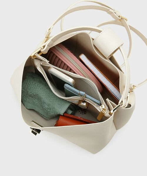 OPAQUE.CLIP / オペーク ドット クリップ ハンドバッグ | 【2WAY】サフィアーノ調ミドルワンハンドルバッグ | 詳細16