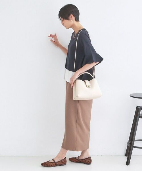 OPAQUE.CLIP / オペーク ドット クリップ ハンドバッグ | 【2WAY】サフィアーノ調ミドルワンハンドルバッグ | 詳細2