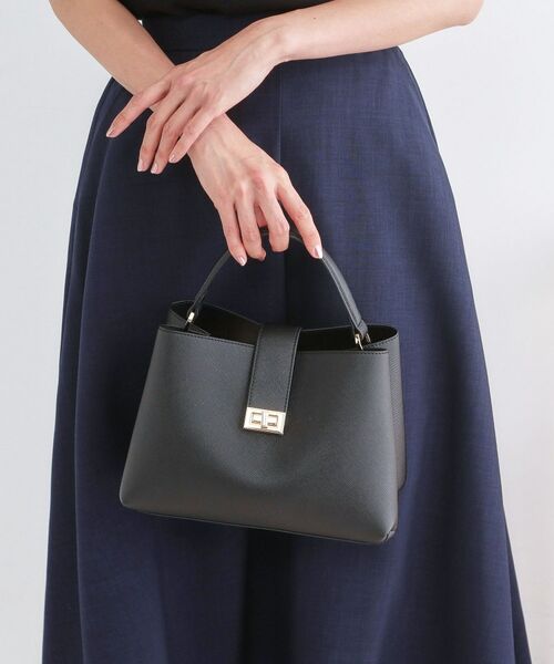 OPAQUE.CLIP / オペーク ドット クリップ ハンドバッグ | 【2WAY】サフィアーノ調ミドルワンハンドルバッグ | 詳細3