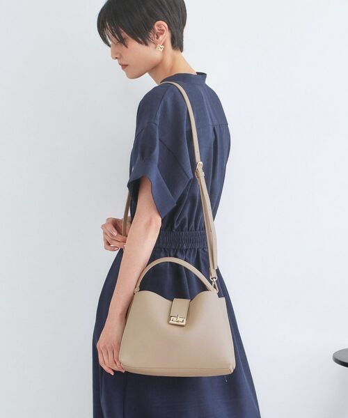 OPAQUE.CLIP / オペーク ドット クリップ ハンドバッグ | 【2WAY】サフィアーノ調ミドルワンハンドルバッグ | 詳細5