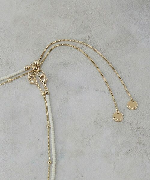 OPAQUE.CLIP / オペーク ドット クリップ ネックレス・ペンダント・チョーカー | デザインチェーン×ビーズSET ネックレス | 詳細4