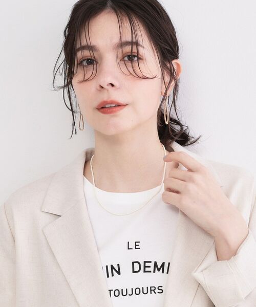 OPAQUE.CLIP / オペーク ドット クリップ ネックレス・ペンダント・チョーカー | デザインチェーン×ビーズSET ネックレス | 詳細6