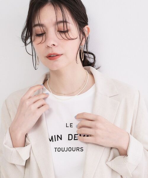 OPAQUE.CLIP / オペーク ドット クリップ ネックレス・ペンダント・チョーカー | デザインチェーン×ビーズSET ネックレス | 詳細7