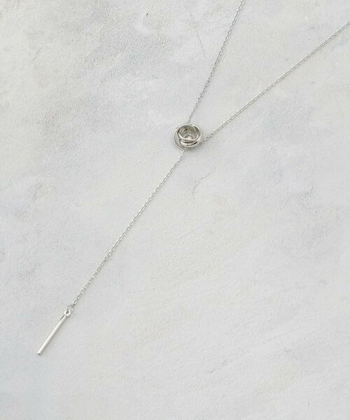 OPAQUE.CLIP / オペーク ドット クリップ ネックレス・ペンダント・チョーカー | 2WAYリングデザイン スライドネックレス（シルバー(006)）