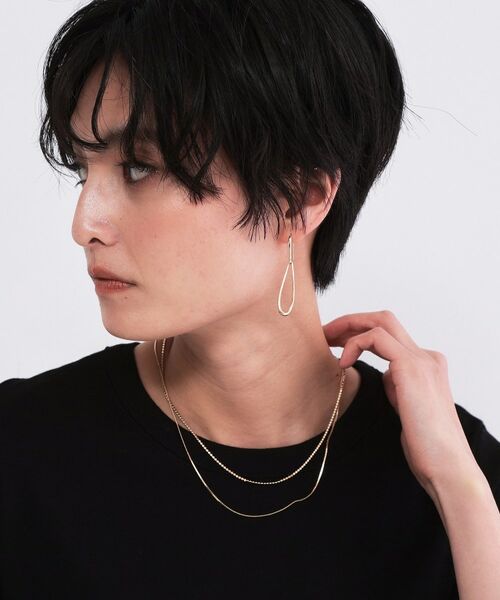 OPAQUE.CLIP / オペーク ドット クリップ ネックレス・ペンダント・チョーカー | 2連デザインチェーンショートネックレス | 詳細5