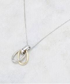 OPAQUE.CLIP / オペーク ドット クリップ ネックレス・ペンダント・チョーカー | メタルオーバルクロスデザインネックレス