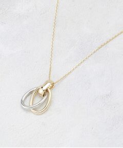 OPAQUE.CLIP / オペーク ドット クリップ ネックレス・ペンダント・チョーカー | メタルオーバルクロスデザインネックレス