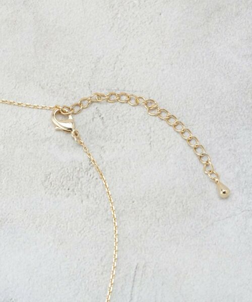 OPAQUE.CLIP / オペーク ドット クリップ ネックレス・ペンダント・チョーカー | メタルオーバルクロスデザインネックレス | 詳細3