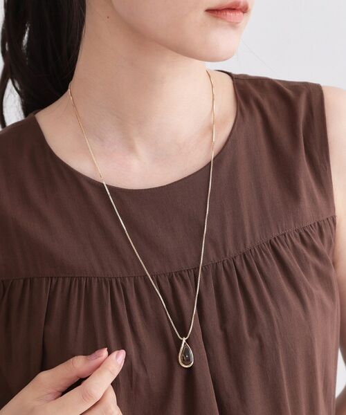 OPAQUE.CLIP / オペーク ドット クリップ ネックレス・ペンダント・チョーカー | 2WAYクリアカラードロップスライドネックレス | 詳細6