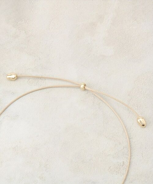 OPAQUE.CLIP / オペーク ドット クリップ ネックレス・ペンダント・チョーカー | 【長さ調整可】ミニフラワーコードネックレス | 詳細3