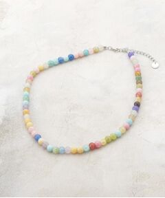 OPAQUE.CLIP / オペーク ドット クリップ ネックレス・ペンダント・チョーカー | マルチカラー天然石風ネックレス