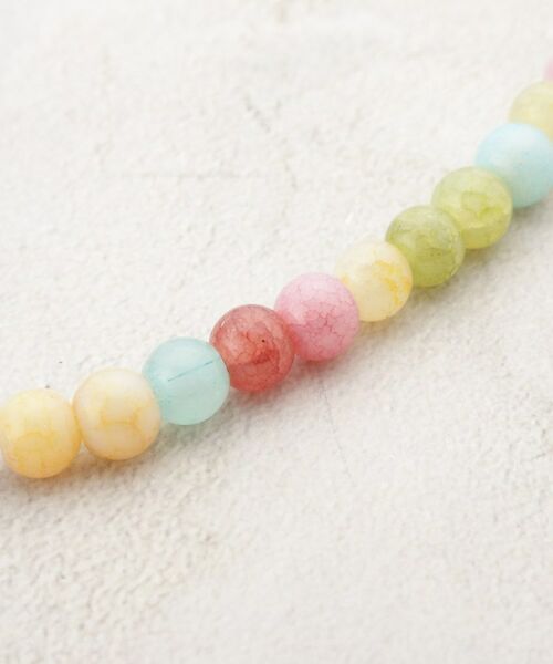 OPAQUE.CLIP / オペーク ドット クリップ ネックレス・ペンダント・チョーカー | マルチカラー天然石風ネックレス | 詳細2