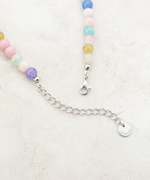 OPAQUE.CLIP / オペーク ドット クリップ ネックレス・ペンダント・チョーカー | マルチカラー天然石風ネックレス | 詳細3