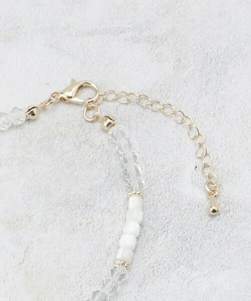 OPAQUE.CLIP / オペーク ドット クリップ ブレスレット・バングル | シェル調ビーズ×メタルブレスレット | 詳細3