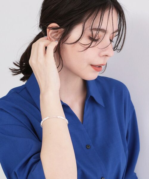 OPAQUE.CLIP / オペーク ドット クリップ ブレスレット・バングル | シェル調ビーズ×メタルブレスレット | 詳細5