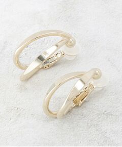 OPAQUE.CLIP / オペーク ドット クリップ ピアス・イヤリング | メタルオーバルワンタッチイヤリング