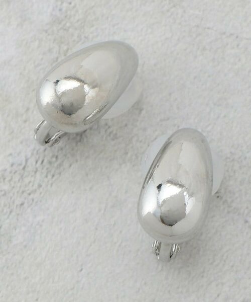 OPAQUE.CLIP / オペーク ドット クリップ ピアス・イヤリング | メタルドロップワンタッチイヤリング（シルバー(006)）