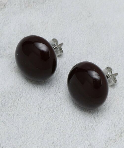 OPAQUE.CLIP / オペーク ドット クリップ ピアス・イヤリング | カラーラウンドピアス（ブラック(019)）